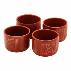 Maxwell & Williams Arc Ramekins Set Of 4 Terracotta Gift Boxed Large