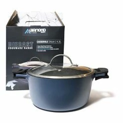 Classica Diamond Stone Diecast Casserole 24cm -Kitchen & Dining Sales SP 633139