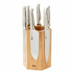Furi Pro Magnetic Hexagonal 7-Piece Knife Block Set