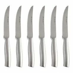Maxwell & Williams Stanton Steak Knife Set 6 Piece Stainless Steel Gift Boxed