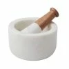 Academy Eliot Mortar & Pestle White/Natural 13.5 X 13.5 X 8 Cm