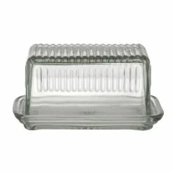 Academy Hemingway Butter Dish Clear 17x10x8cm