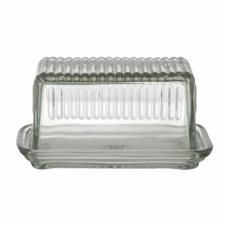 Academy Hemingway Butter Dish Clear 17x10x8cm 1 Academy Hemingway Butter Dish Clear 17x10x8cm