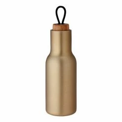 Tempa Brushed Gold Drink Bottle
