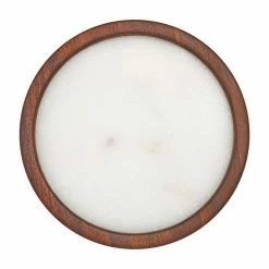 Tempa Buckley 25cm Round White Serving Board