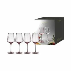 Tempa Esme 4 Pack Wine Glass Blush