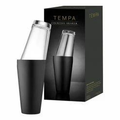 Tempa Aurora Boston Matte Black Cocktail Shaker