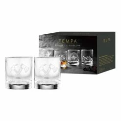 Tempa Atticus Tools 2 Piece Whiskey Glass Set