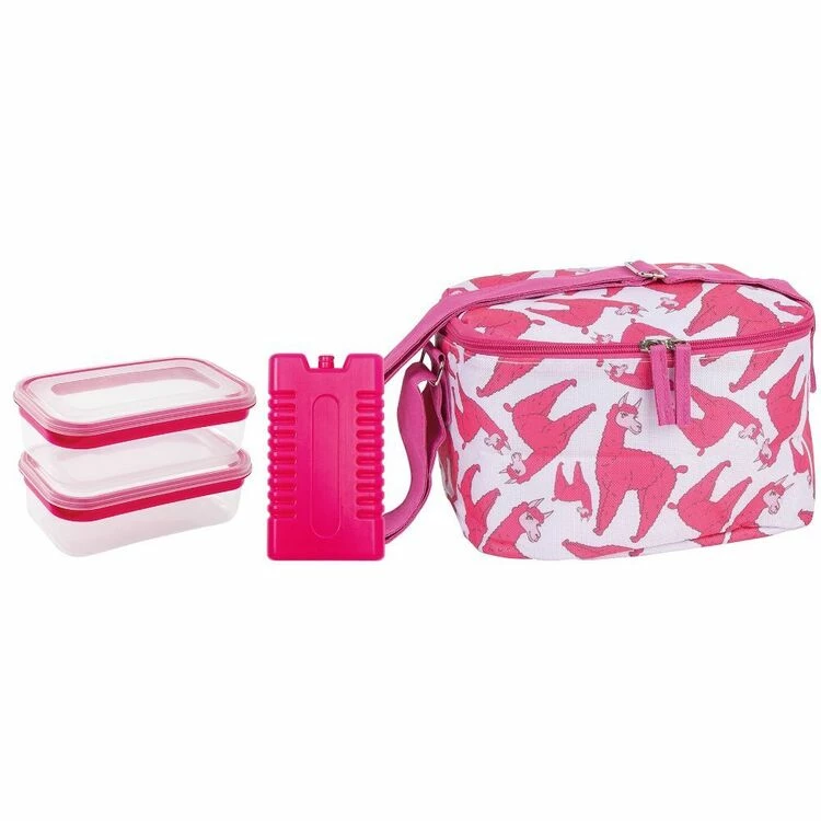 Porta Summer Fun 4 Piece Lucy Llama Lunch Set 1 Porta Summer Fun 4 Piece Lucy Llama Lunch Set