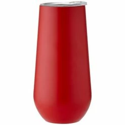 Porta Portables Stainless Steel Red Champagne Tumbler
