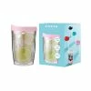 Porta Portables Clear Pink Travel Mug Tumbler