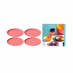 Porta Frankie Strawberry Side Plate Set Of 4