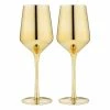 Tempa Aurora Gold 2 Piece Wine Glass Set