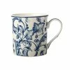 Casa Domani Chelsea Gardens Mug 300mL Blue Leaves Tin Gift Boxed
