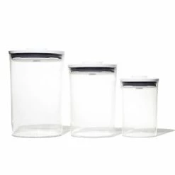 OXO Good Grips Pop 2.0 3-Piece Round Canister Set
