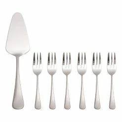 Maxwell & Williams Cosmopolitan Cake Server & Forks 7 Piece Set Gift Boxed
