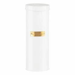 Academy Milton Tall Canister White 11x11x29cm