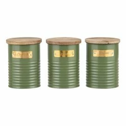 Academy Milton Canister Asst Designs Green 32x46x47cm
