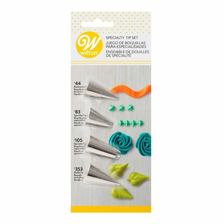 Wilton 4pc Specialty Tip Set 1 Wilton 4pc Specialty Tip Set