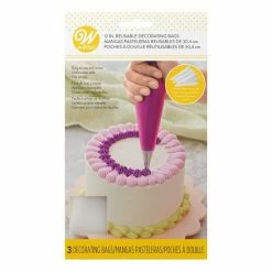 Wilton 12 Inch Reusable Decorating Bags 3pc