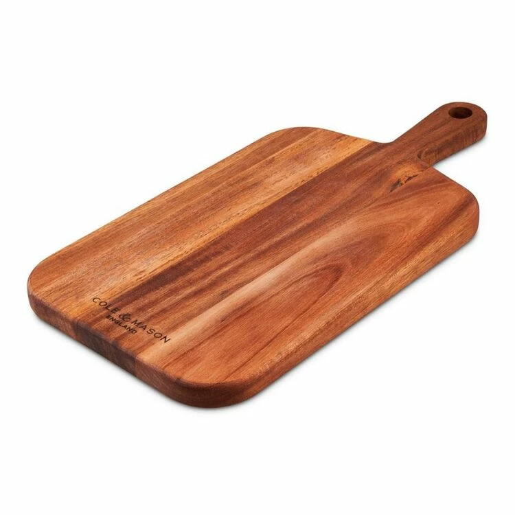 Cole & Mason Barkway Acacia Chopping & Serving Board Small 1 Cole & Mason Barkway Acacia Chopping & Serving Board Small