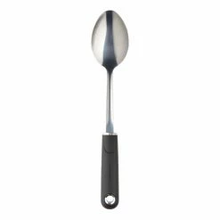 Mastercraft Soft-Grip Solid Cooking Spoon Stainless Steel