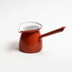 Coffee Culture Enamel Red Turkish Coffee Pot 500mL