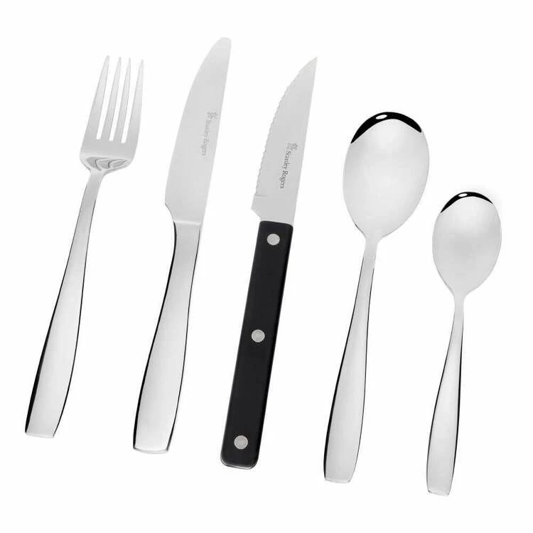 Stanley Rogers Amsterdam 40 Piece Cutlery Set With Steak Knives 2 Stanley Rogers Amsterdam 40 Piece Cutlery Set With Steak Knives - Image 2