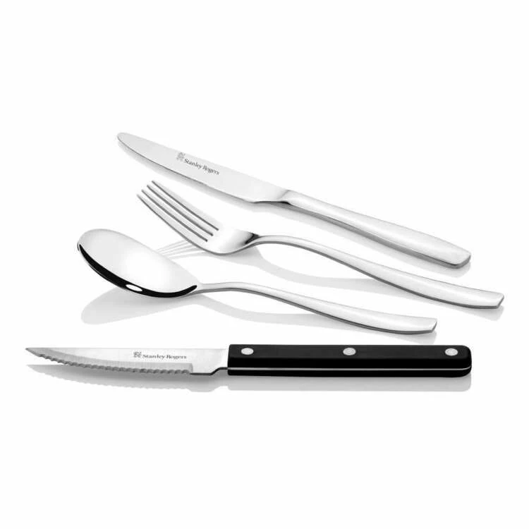 Stanley Rogers Amsterdam 40 Piece Cutlery Set With Steak Knives 1 Stanley Rogers Amsterdam 40 Piece Cutlery Set With Steak Knives