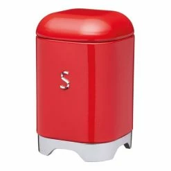Kitchen Craft Kitchencraft Lovello Sugar Canister 11x18cm 1.5L Red