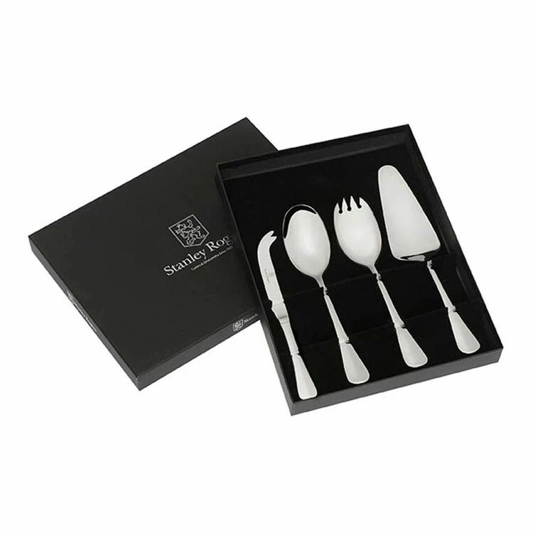 Stanley Rogers Baguette 18/10 4-Piece Hostess Set 1 Stanley Rogers Baguette 18/10 4-Piece Hostess Set