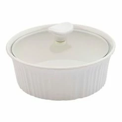 Corningware French White Ovenware Round Casserole 1.4L