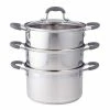Davis & Waddell Essentials 3 Tier Stainless Steel Steamer Set