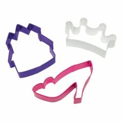 Wilton Princess 3-Piece Cookie Cutter Theme Set