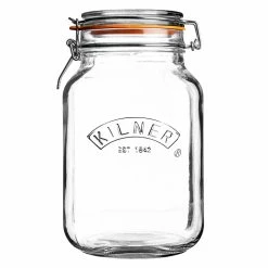 Kilner Square Clip Top Jar 2 Litre