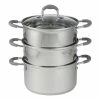 Davis & Waddell Essentials 3 Tier Stainless Steel Steamer Set