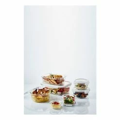 Lock & Lock Glass Rectangle Food Storage 1L