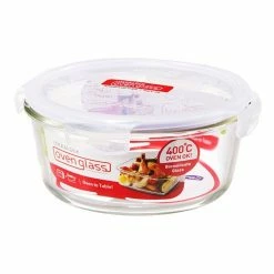Lock & Lock Glass Round Food Storage 950mL