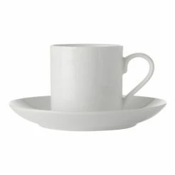 Maxwell & Williams White Basics Demi Strat Cup And Saucer 100mL