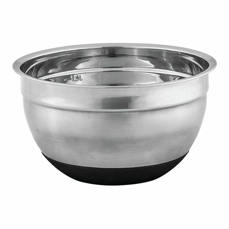 Avanti Anti-Slip Mixing Bowl Stainless Steel/Silicone 18cm 1 Avanti Anti-Slip Mixing Bowl Stainless Steel/Silicone 18cm