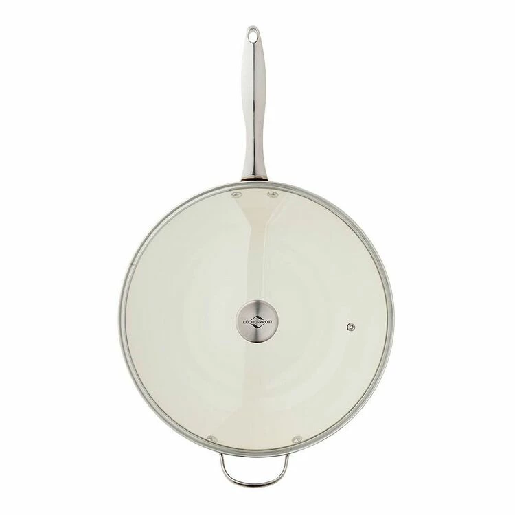 Smith & Nobel Lightweight Cast Iron Wok 34cm Red 1 Smith & Nobel Lightweight Cast Iron Wok 34cm Red