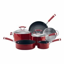 Circulon Contempo 6-Piece Aluminium Cook Set Red