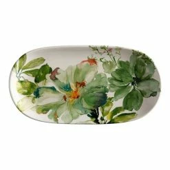 Casa Domani Botanical Oval Platter 33 X 17 Cm
