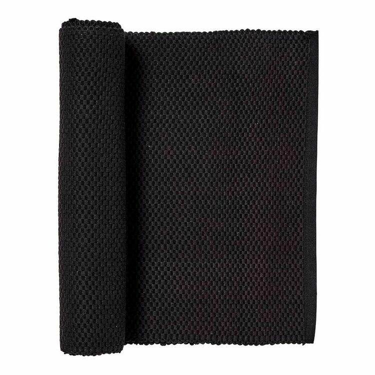 Just Home Ribbed Runner Black 2 Just Home Ribbed Runner Black - Image 2