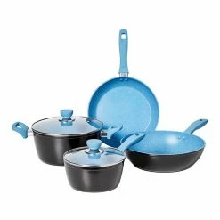 Smith & Nobel Stone Plus Cerulean 4-Piece Cookset