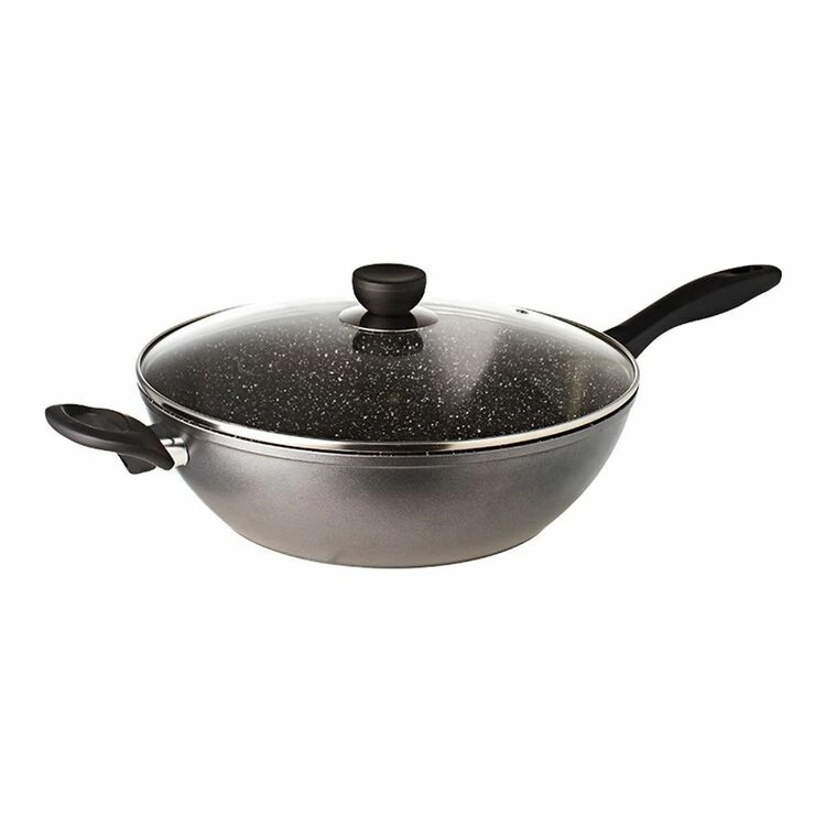 Smith & Nobel Pro Stone Plus 30cm Sauté Pan With Lid 1 Smith & Nobel Pro Stone Plus 30cm Sauté Pan With Lid