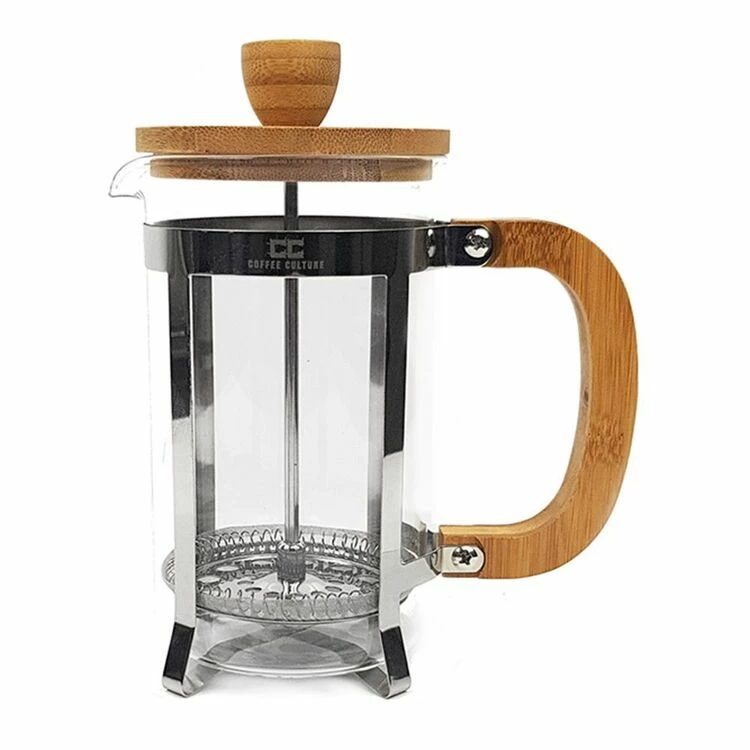 Coffee Culture Bamboo French Press Plunger 350ml 1 Coffee Culture Bamboo French Press Plunger 350ml