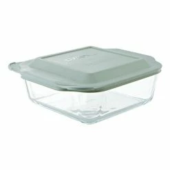 Pyrex 20cm Square Deep Dish With Lid