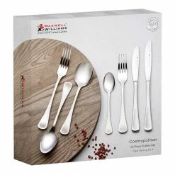 Maxwell & Williams Cosmopolitan 42-Piece 18/10 Cutlery Set