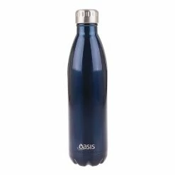 Oasis 750mL Stainless Steel Double Walled Drink Bottle Navy